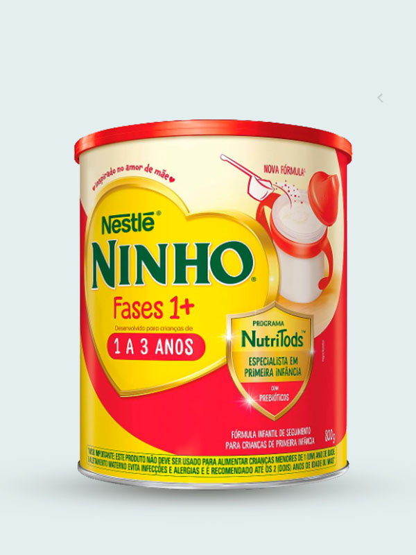 NINHO Fases 1+ 800g Alimento