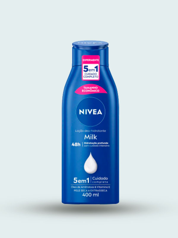 Loção Nívea milk 400ml